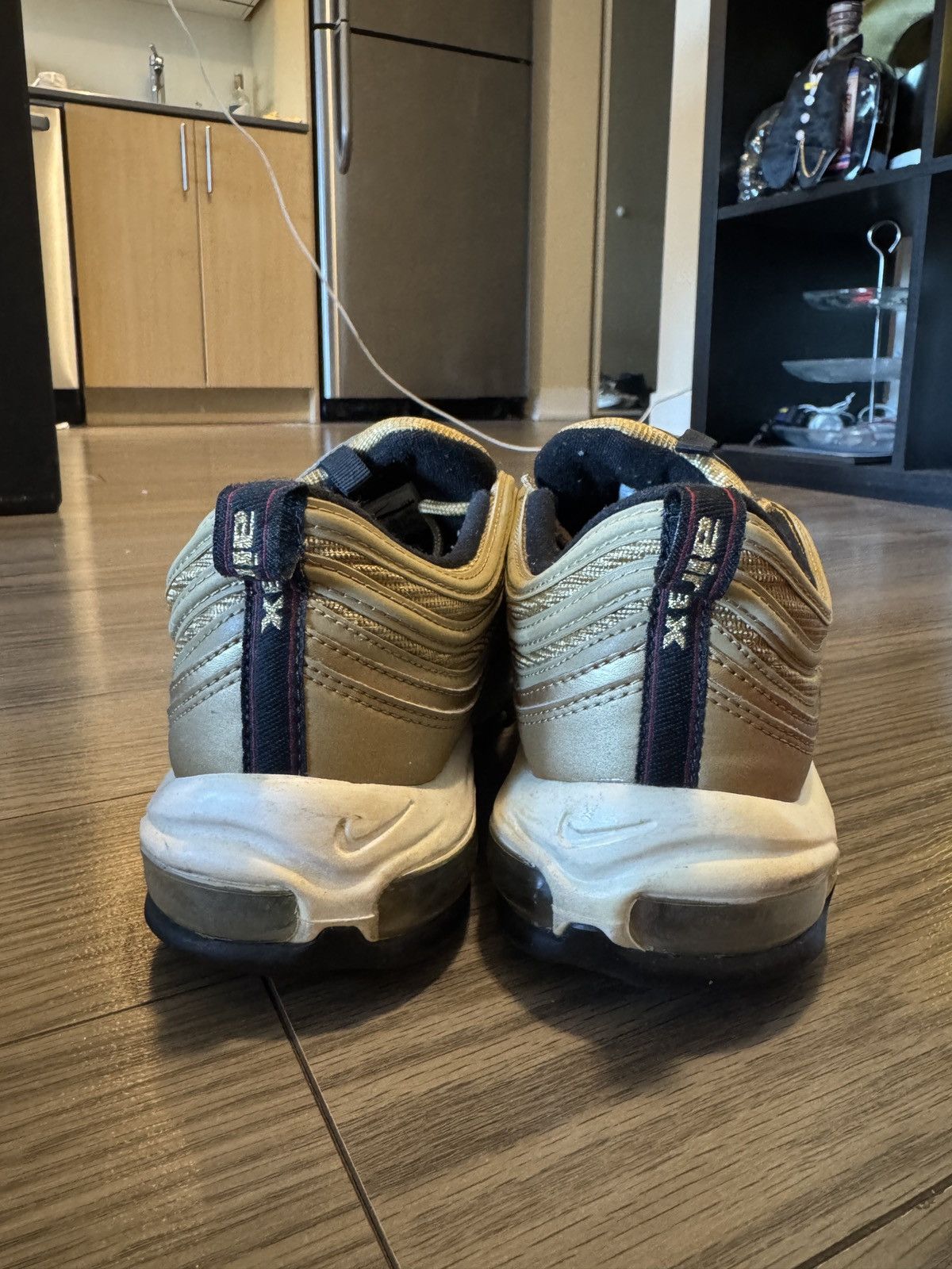 Nike Nike Air Max 97 OG Gold 2018 Size US 12 / EU 45 - 3 Thumbnail