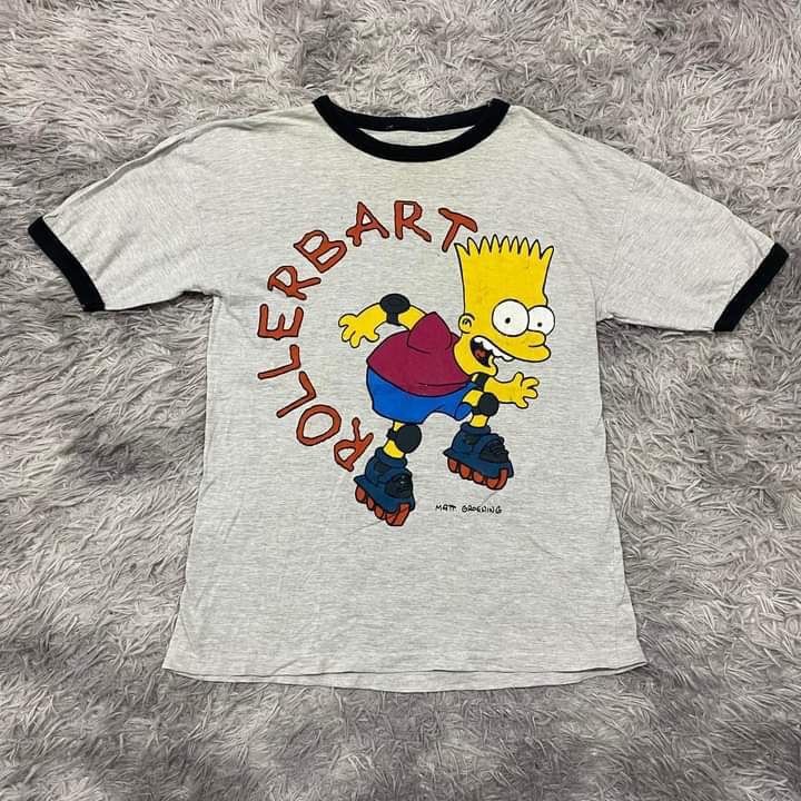 The Simpsons Vintage roller bart the simpsons ringer matt groening Size US M / EU 48-50 / 2 - 1 Thumbnail