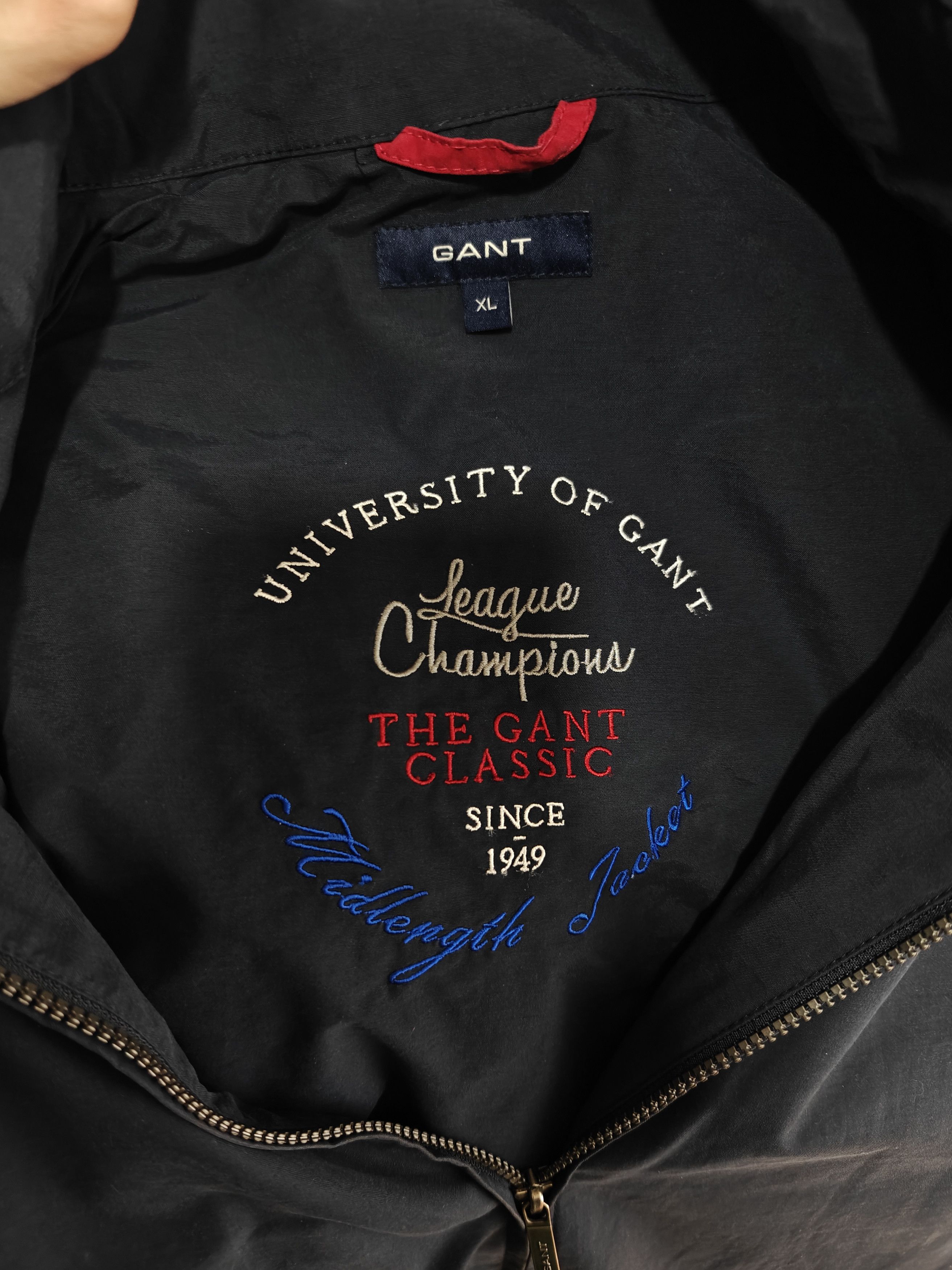 Gant Gant Zip Jacket The Gant Classic Hooded Blue size XL Size US XL / EU 56 / 4 - 8 Thumbnail