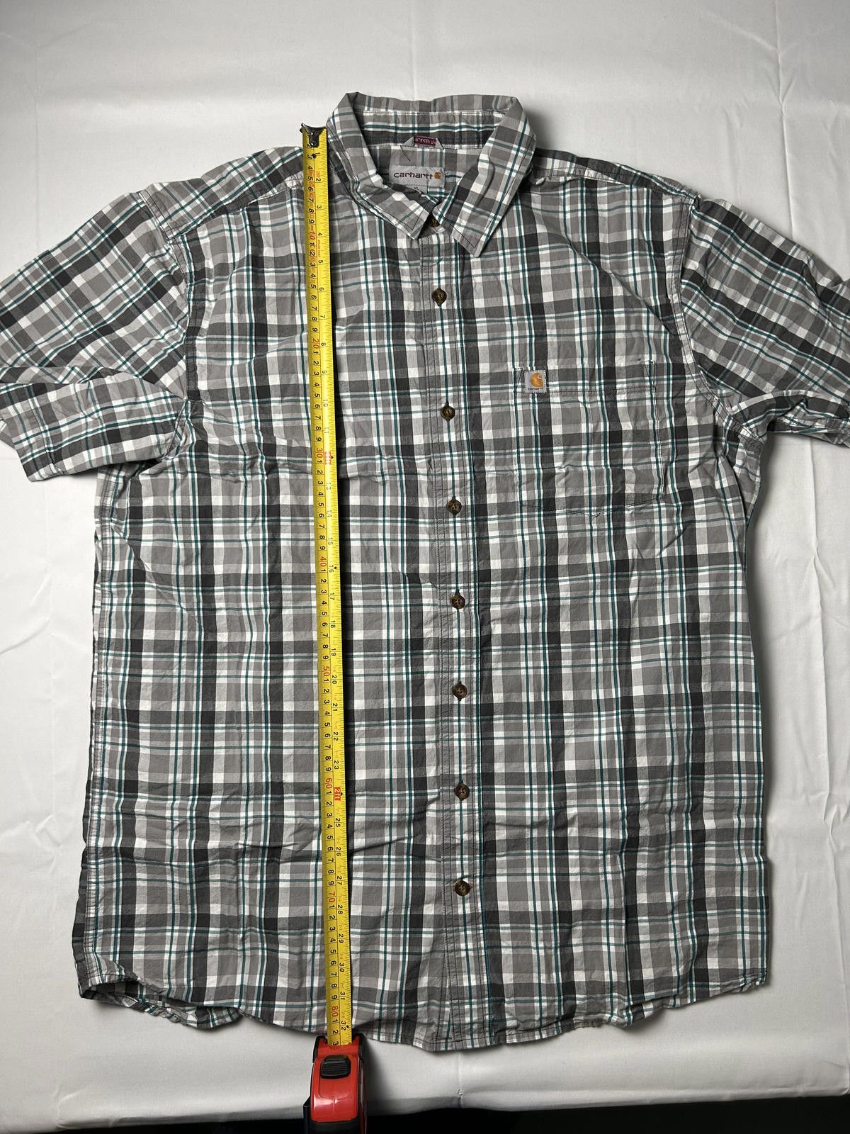 Carhartt Carhartt Pocket Shirt Heavyweight Overshirt Workwear Plaid Size US XL / EU 56 / 4 - 6 Thumbnail