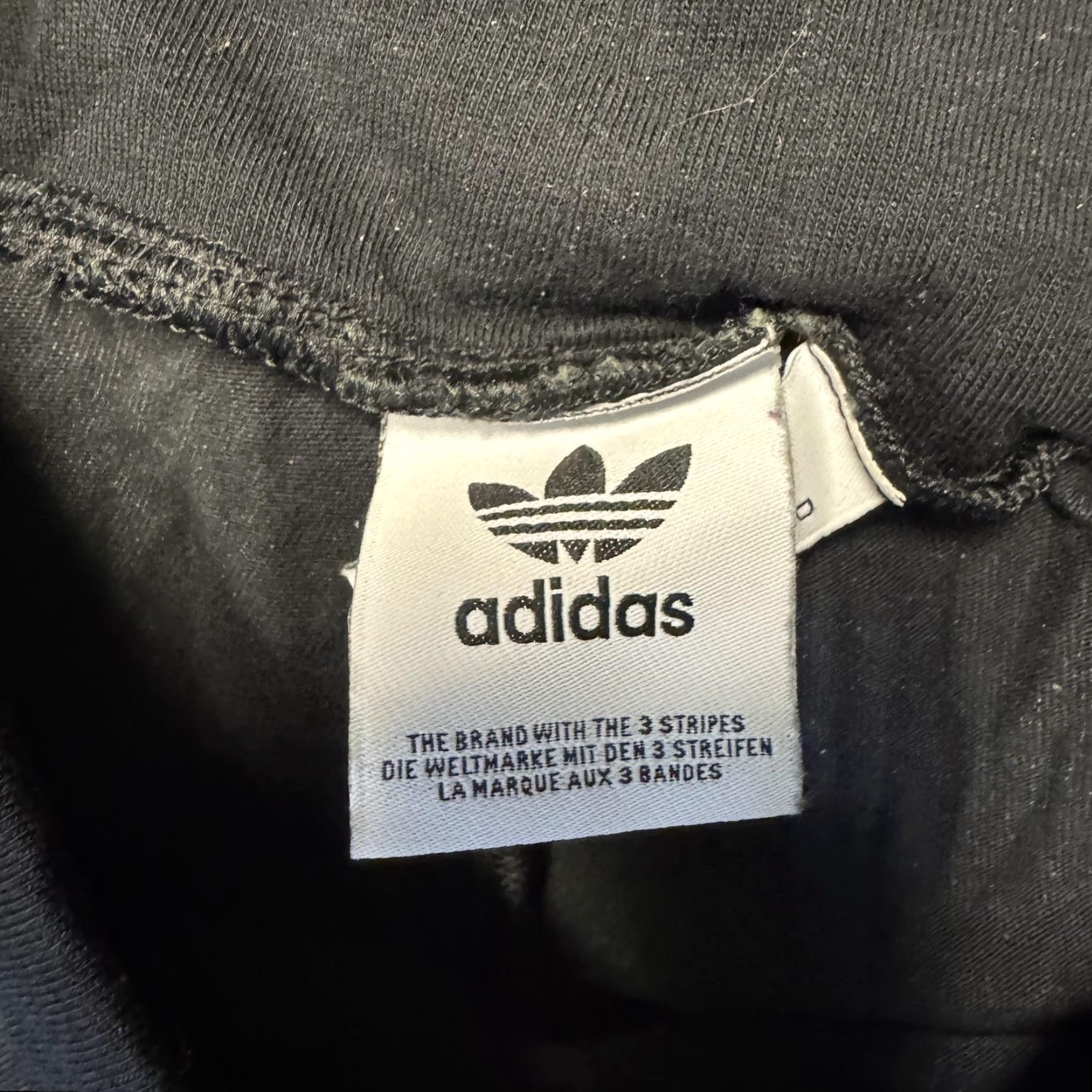 Adidas Adidas Pants Womens XS Black High Waisted 3-Stripes Leggings Trefoil GT8469 Size 26" / US 2 / IT 38 - 7 Thumbnail