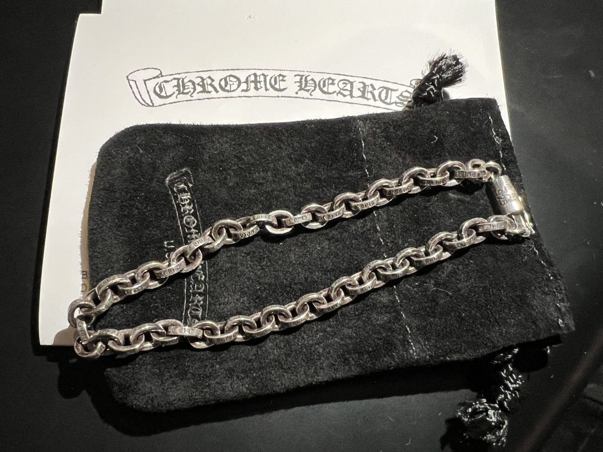アクセサリー ChromHearts PAPER CHAIN 8inch Authentic [Chrome Hearts] PAPERCHAIN LARGE BRACELET 8” | eBay
