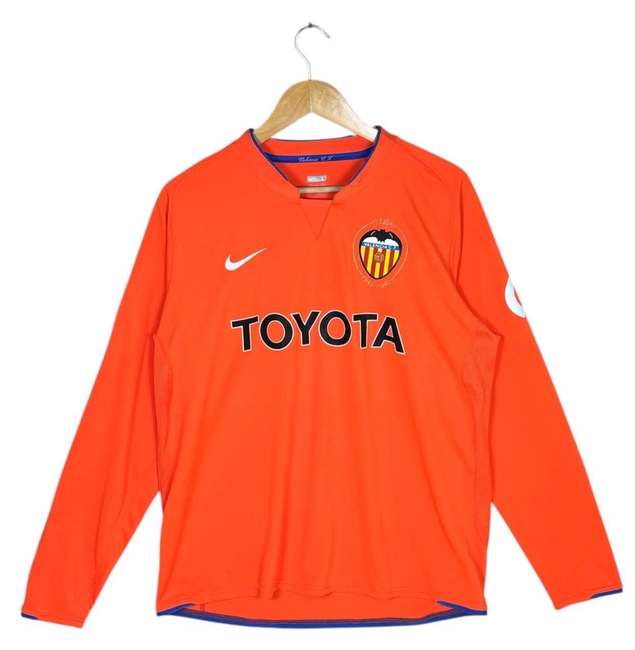 Nike NIKE 2007-08 VALENCIA CF DAVID VILLA L/S AWAY SHIRT JERSEY L Size US L / EU 52-54 / 3 - 1 Thumbnail