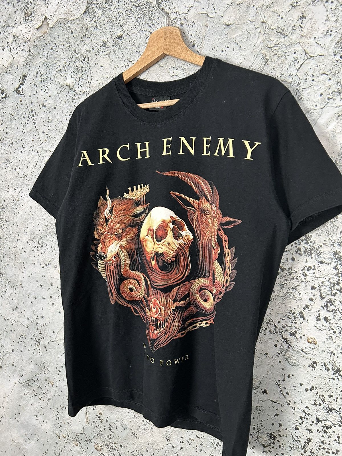 Band Tees Vintage Arch Enemy Rock Band Tee Metal Graphic Rare Size US M / EU 48-50 / 2 - 2 Thumbnail