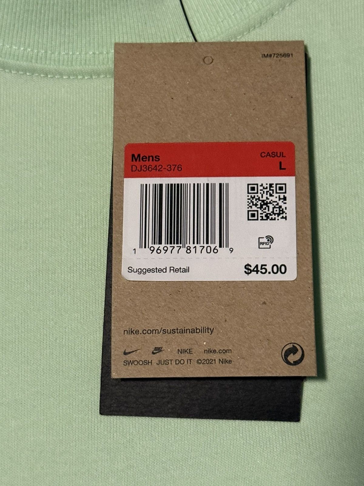 Nike ACG Nike ACG Dri-Fit Men’s Tee T-Shirt Green Brand New DS Size US L / EU 52-54 / 3 - 10 Thumbnail