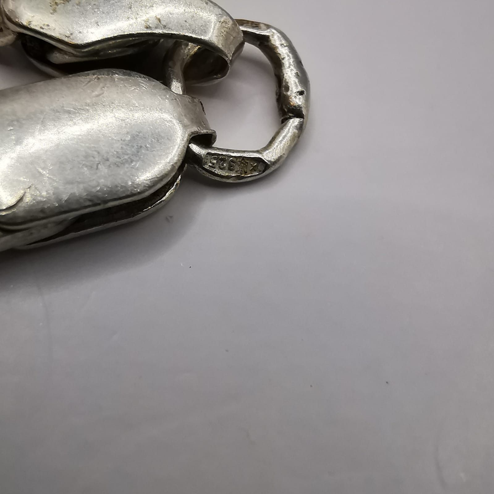 Sterling Silver Vintage Jewelry Chain, 925 Sterling Silver, Signed 20,63g Size ONE SIZE - 4 Thumbnail