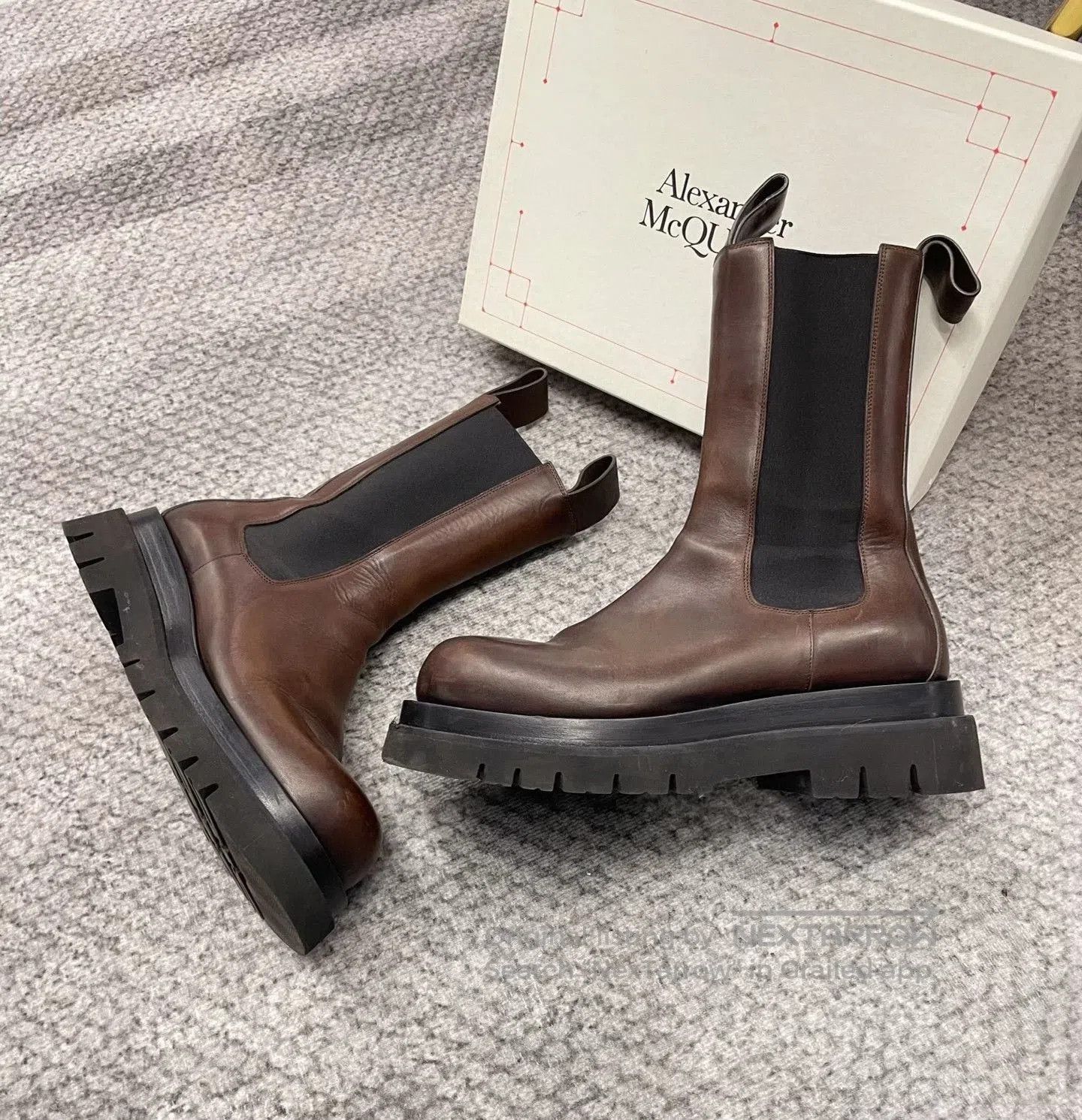 Bottega Veneta Bottega Veneta Brown Thick. Size US 8.5 / IT 38.5 - 2 Thumbnail