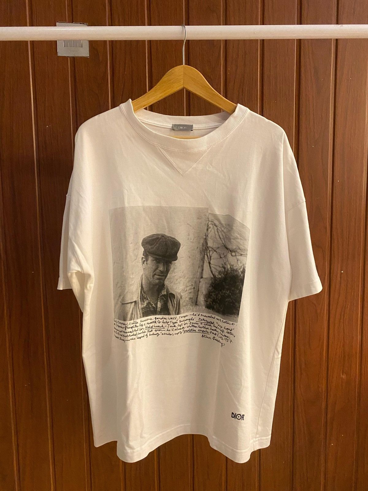 image of Dior Jack Kerouac Tee White, Men's (Size XL)