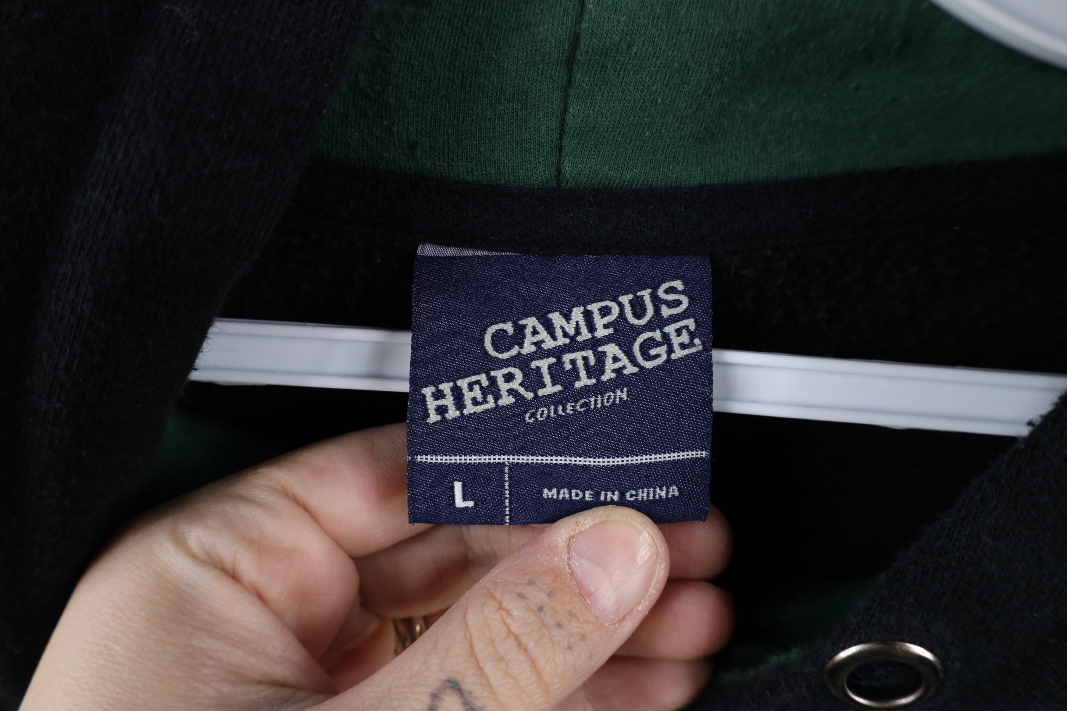Vintage Vintage Michigan State University Hoodie Sweatshirt Black Size US L / EU 52-54 / 3 - 5 Thumbnail
