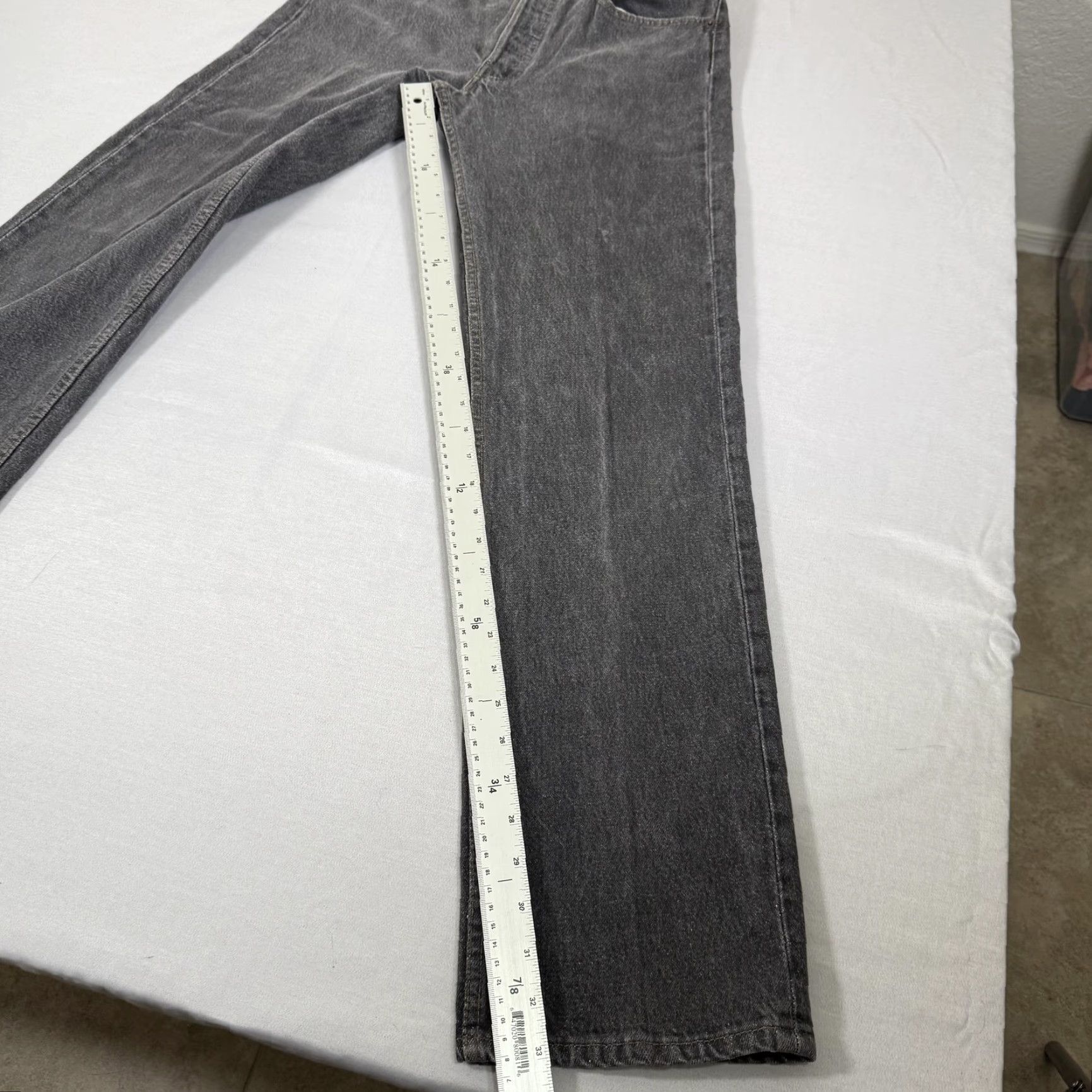 Levi's VINTAGE Levi's 501 Jeans Men 32x34 Straight Denim Pants Charcoal Gray 90s USA Size US 32 / EU 48 - 5 Thumbnail