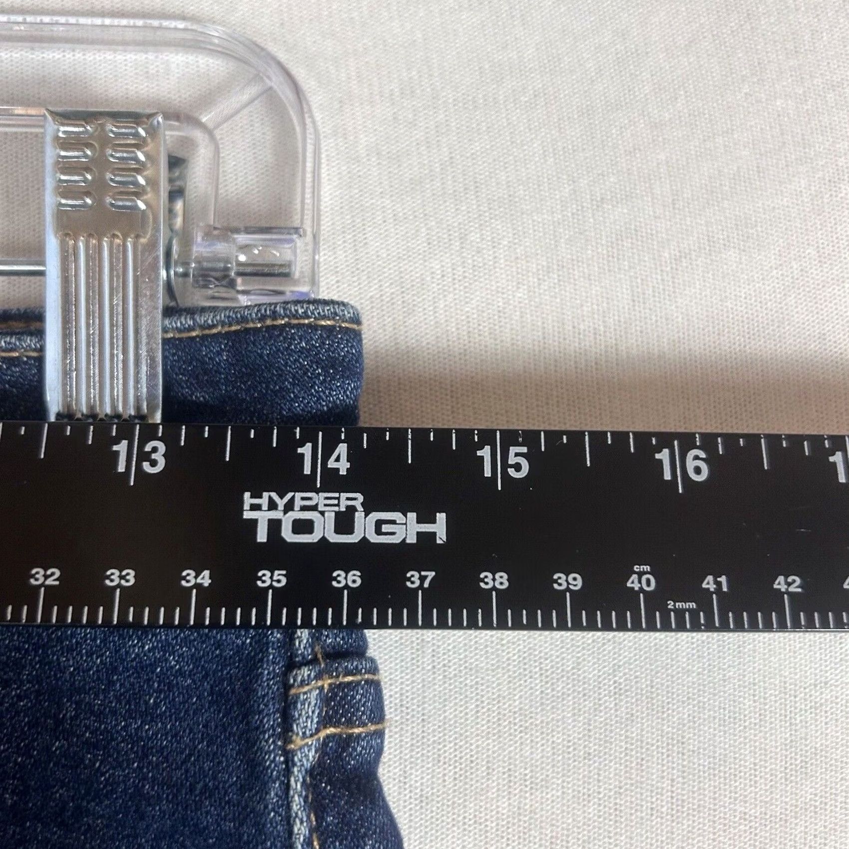 Old Navy Old Navy Jeans Womens Size 0 High Rise Straight Buttonfly Denim Black Stretch 5-Pocket Regular Mens? Size 25" / US 0 / IT 36 - 6 Thumbnail