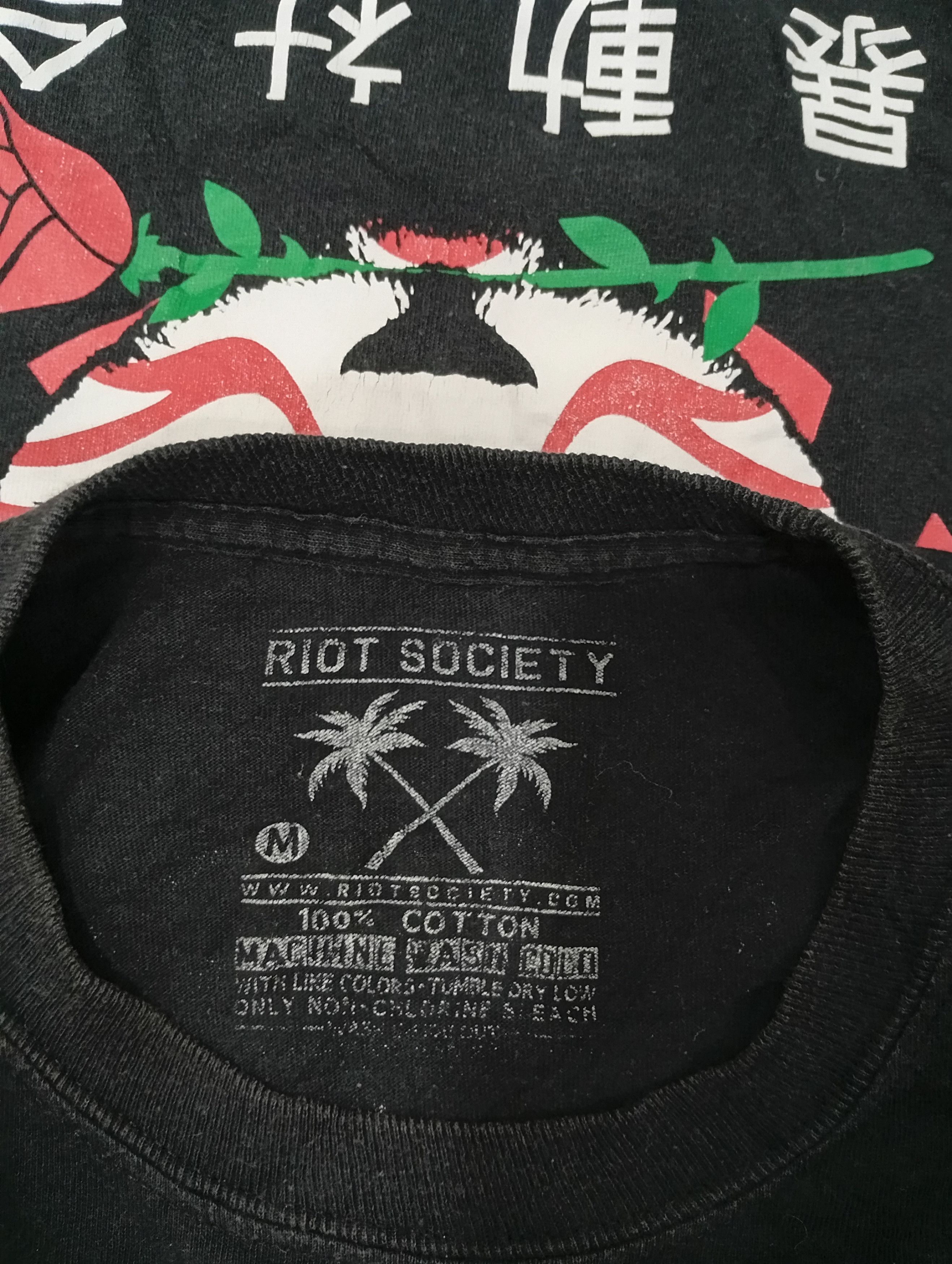 Japanese Brand × Riot Society × Vintage 🔥🔥Riot Society LS T-Shirt Size US M / EU 48-50 / 2 - 24 Thumbnail