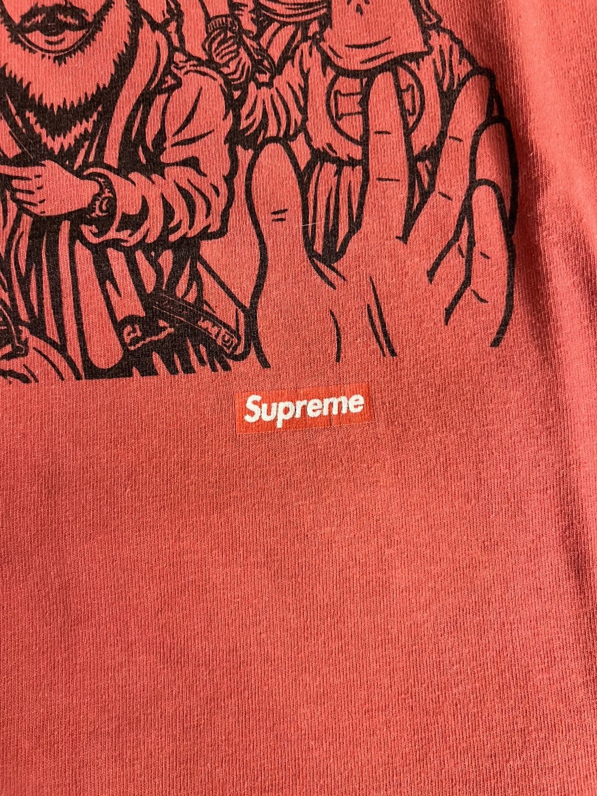 Supreme Supreme sean cliver halloween tee red Size US XL / EU 56 / 4 - 2 Thumbnail