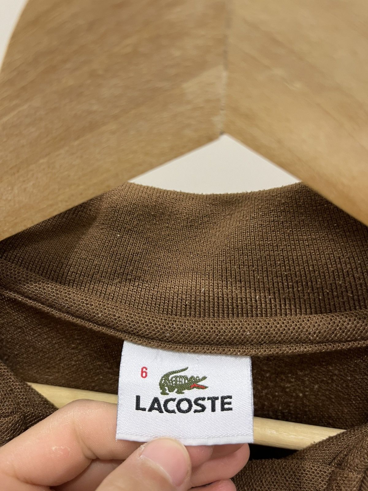 Lacoste 🐊 Vintage 00s Lacoste Polo Rugby shirt longsleeve T-shirt Size US L / EU 52-54 / 3 - 4 Thumbnail