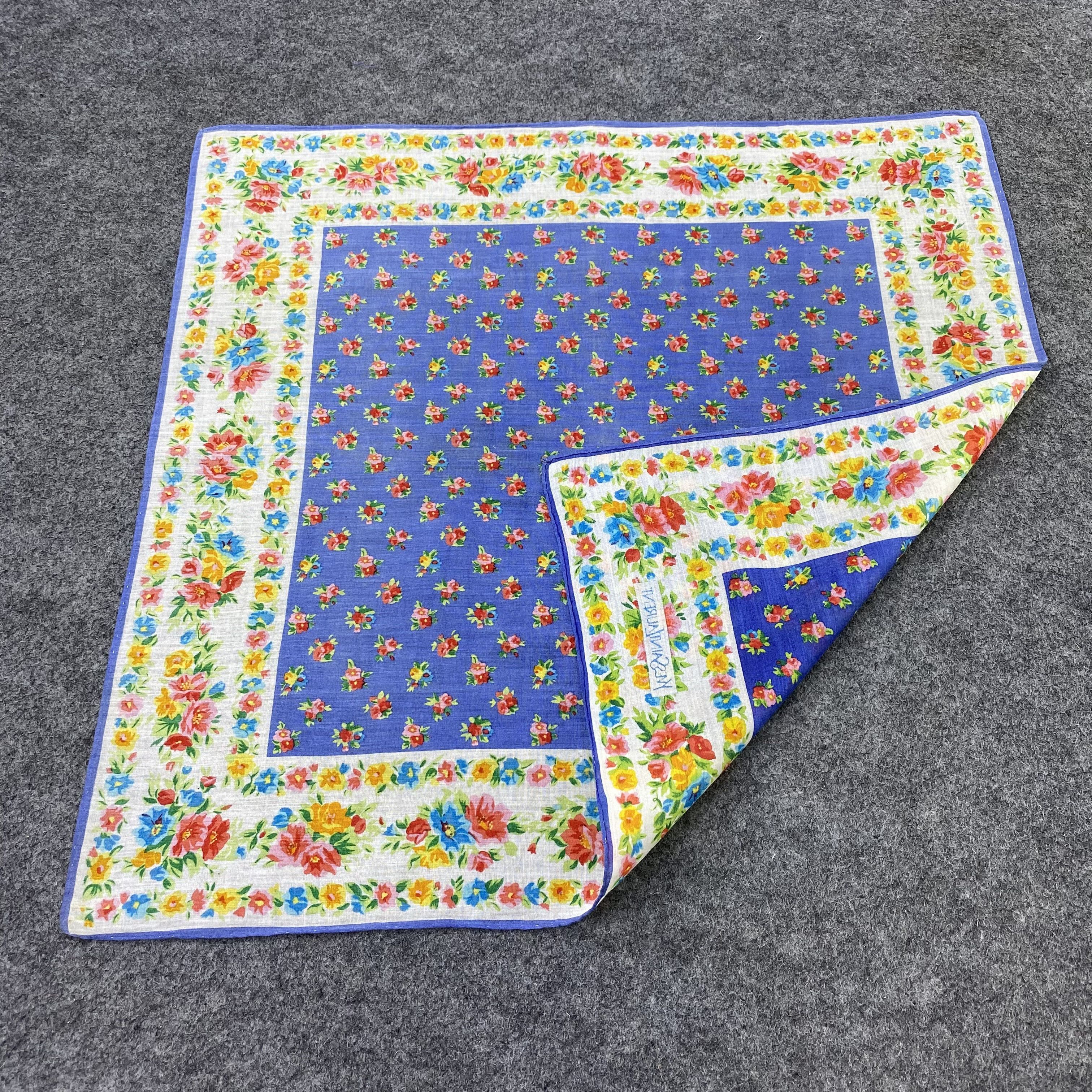Yves Saint Laurent Yves Saint Laurent Handkerchief /Bandana / Neckerchief-B2092 Size ONE SIZE - 5 Thumbnail