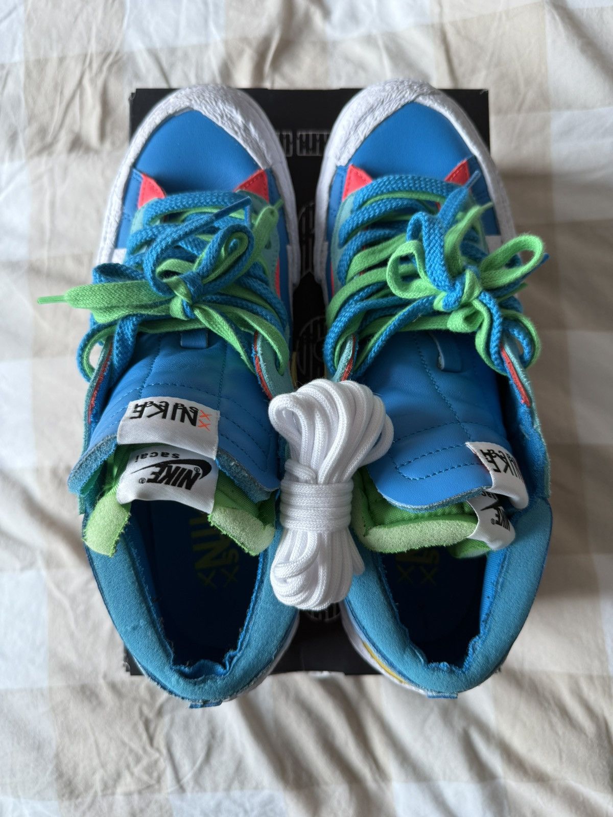 Kaws × Nike × Sacai BLAZER LOW NEPTUNE BLUE Size US 10.5 / EU 43-44 - 1 Thumbnail