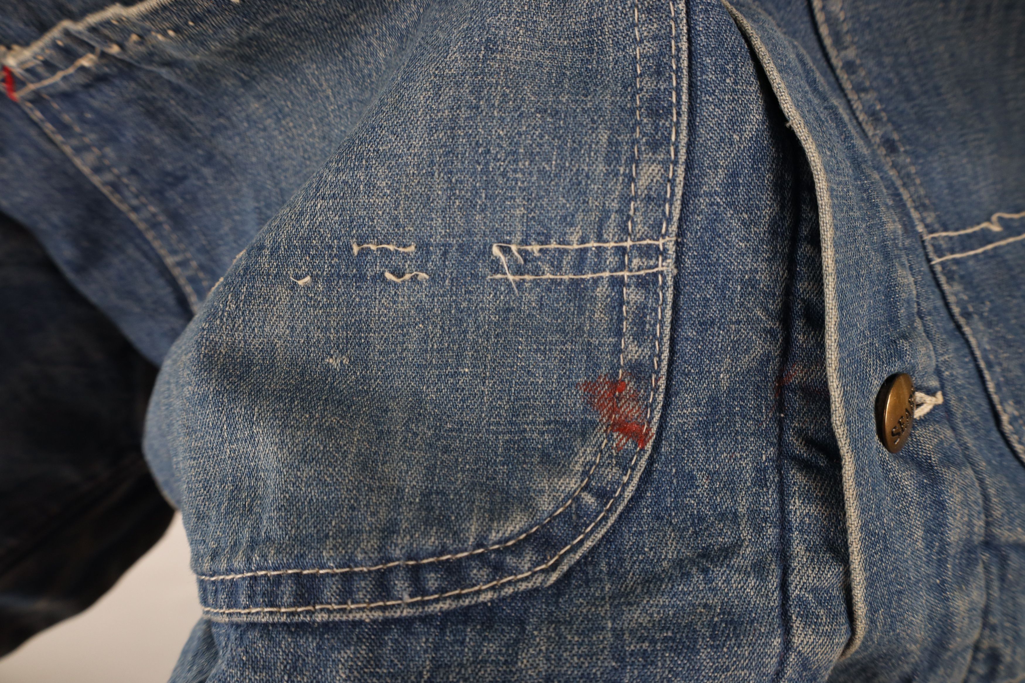 Vintage Vintage 70s Streetwear Lined Denim Chore Barn Jacket USA Size US M / EU 48-50 / 2 - 5 Thumbnail