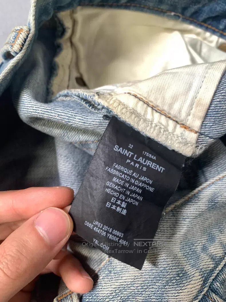 Saint Laurent Paris Saint Laurent Paris jeans i Size US 32 / EU 48 - 5 Thumbnail