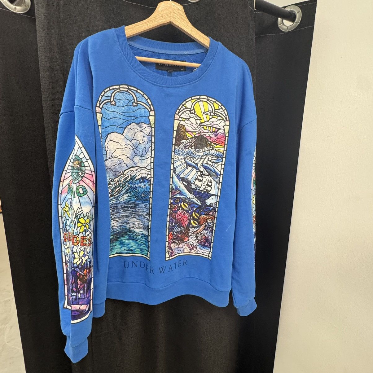 Who Decides War Who Decides War Underwater Sandy Lane Pullover Crewneck Blue Size US M / EU 48-50 / 2 - 1 Thumbnail