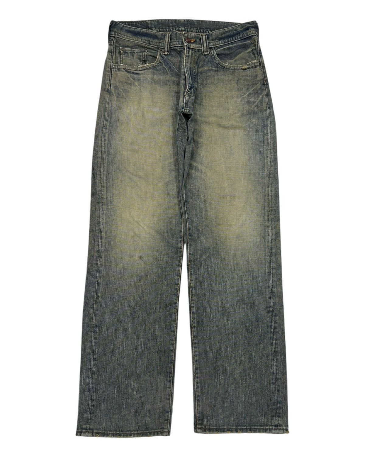 Diesel 🔥VINTAGE MUD WASH BAGGY JEANS GL HEART DENIM DIESEL STYLE Size US 33 - 7 Thumbnail