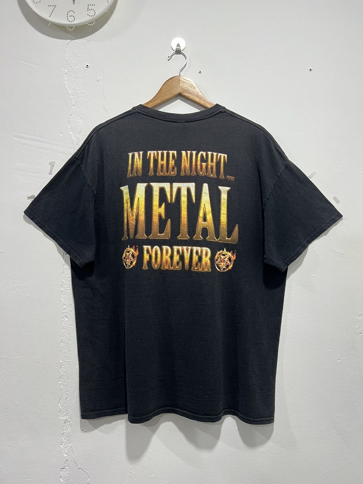 Band Tees × Vintage Vintage Dream Evil Band ‘In The Night’ Album Tshirt Size US XL / EU 56 / 4 - 5 Thumbnail