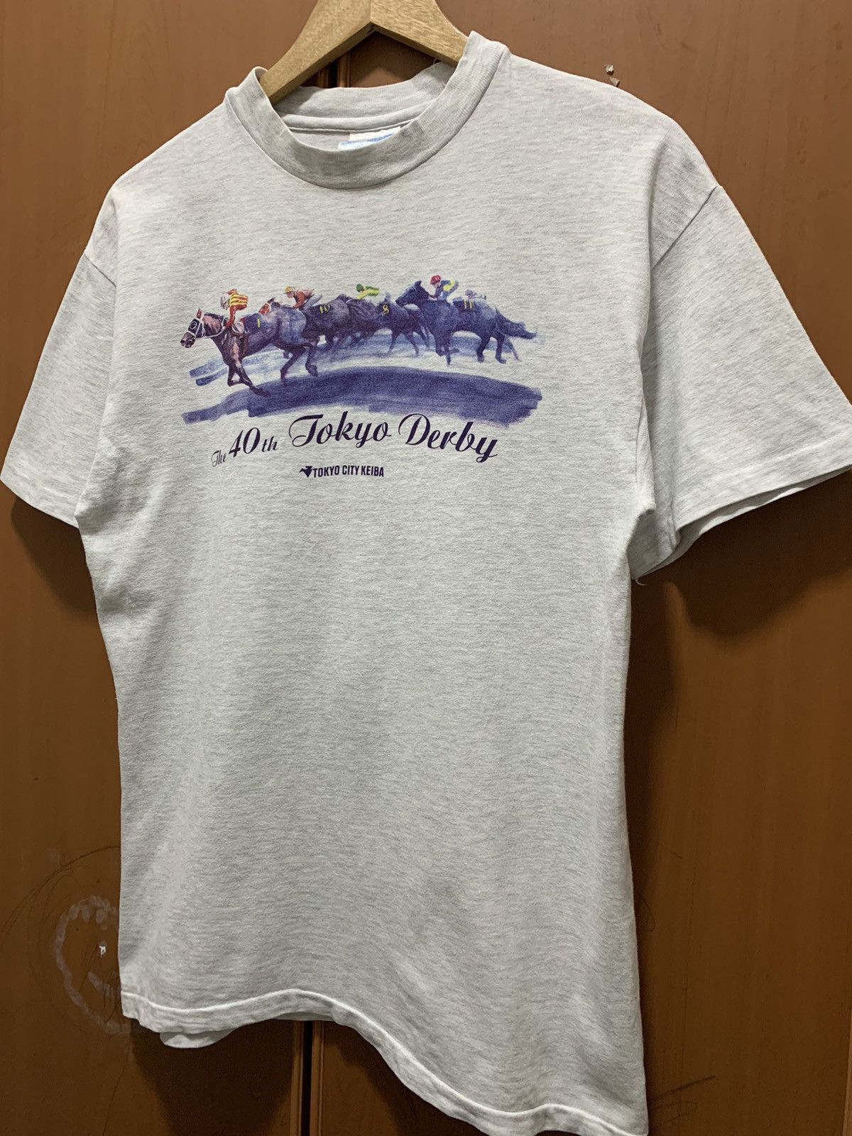 Hanes Vintage Tee Horse Tokyo Derby Size US M / EU 48-50 / 2 - 2 Thumbnail