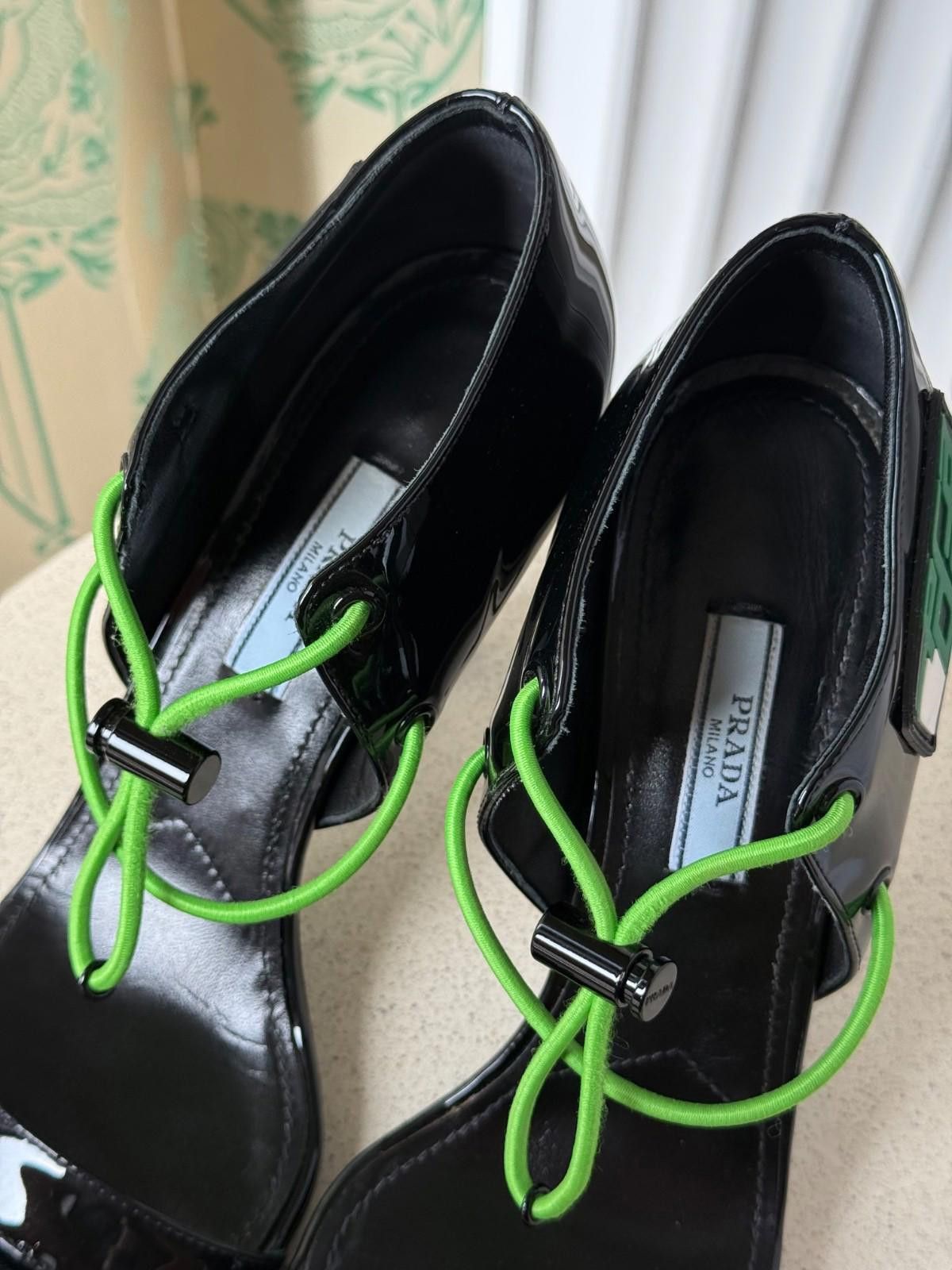 Prada Prada Patent Leather d'Orsay Heels Sandals Size 37 / 7 Size US 7 / IT 37 - 8 Thumbnail