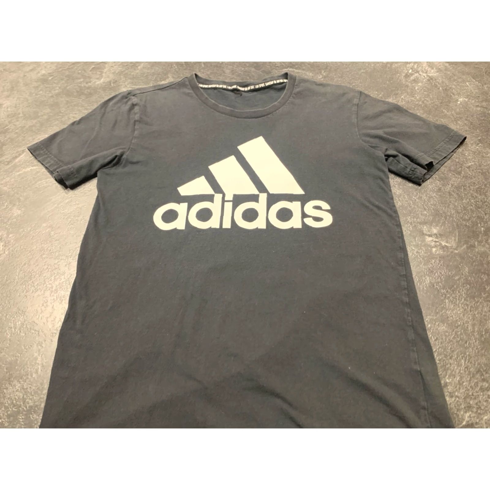 Adidas VINTAGE adidas Trefoil Tee Shirt - T-Shirt - Small - Men - Black - Short Sleeve Crew Neck - Adidas Originals - Classic Fit Size US S / EU 44-46 / 1 - 2 Thumbnail