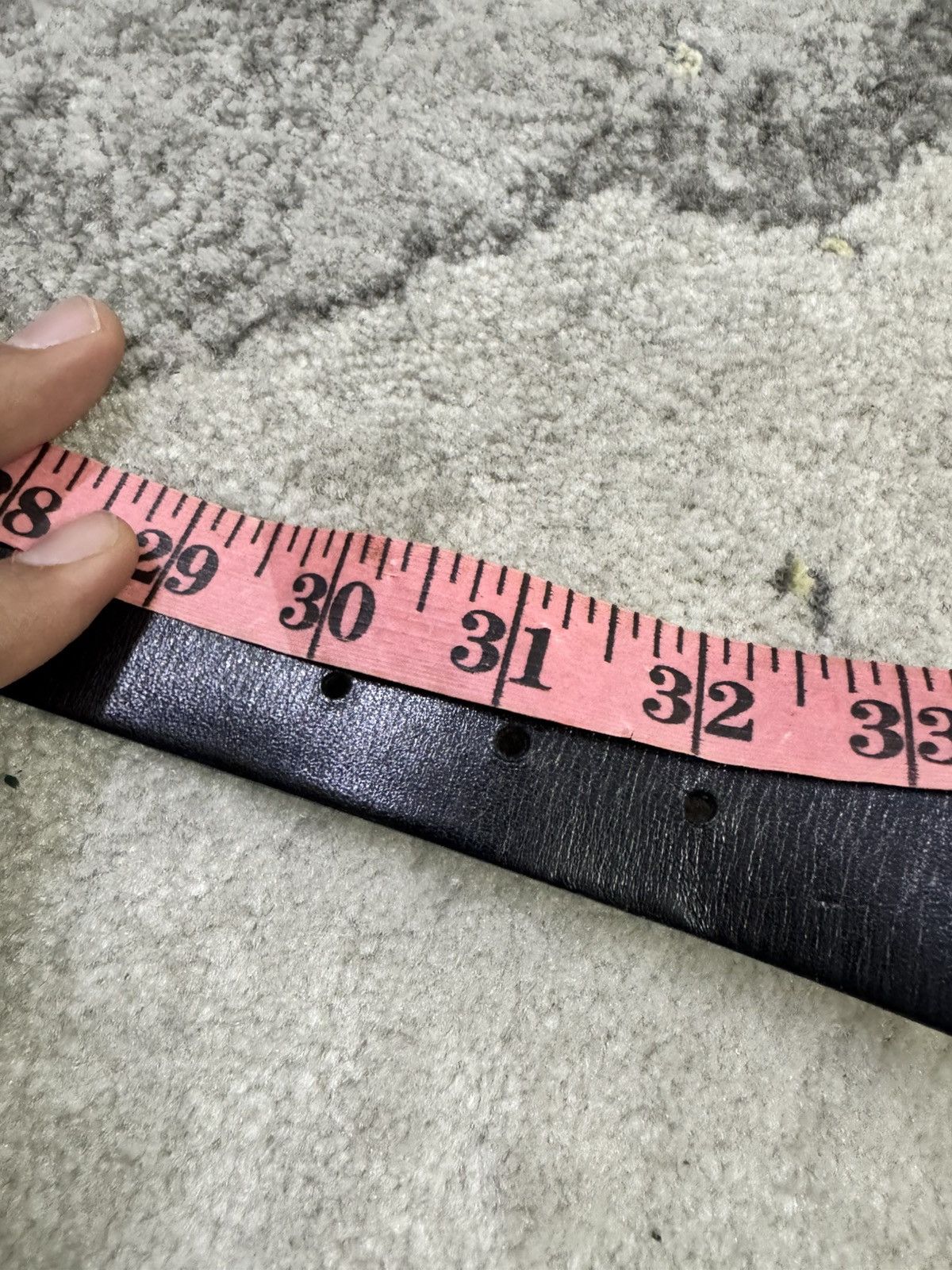 Longines VINTAGE LONGINES LEATHER BELT SUITED 30”-32” Size 32 - 3 Thumbnail