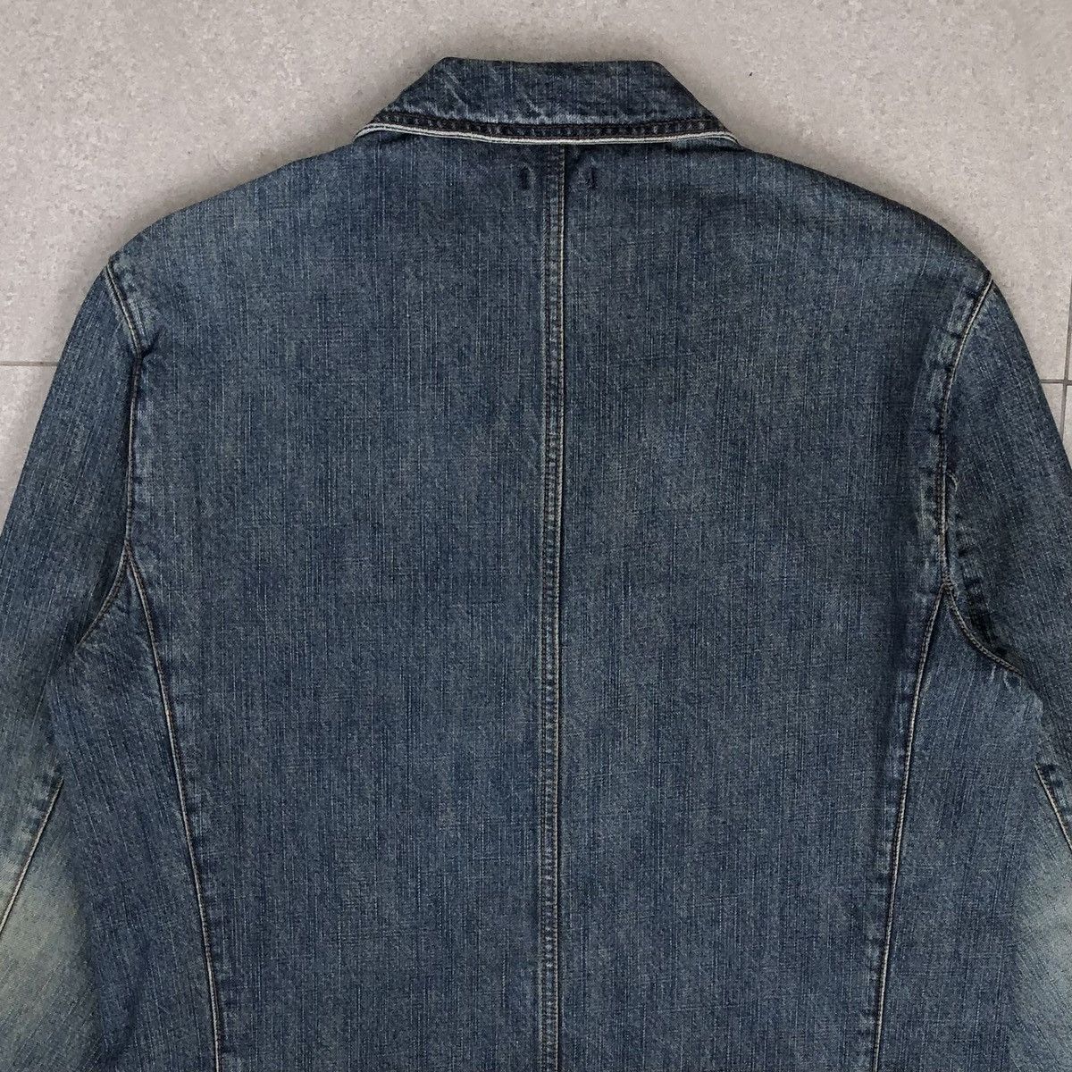 Japanese Brand Vintage Rageblue Mens Denim Jacket / Blazer Size US XL / EU 56 / 4 - 10 Thumbnail