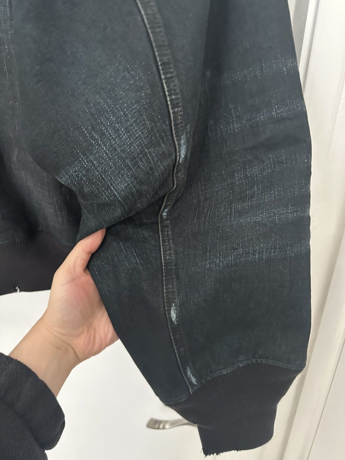 Balenciaga Balenciaga Spring25 Denim Bomber Jacket Size US XS / EU 42 / 0 - 7 Thumbnail