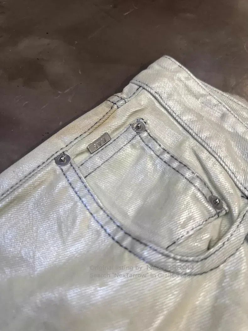 Raf Simons Raf Simons Beige pioneer brushed wax jeans Size US 32 / EU 48 - 4 Thumbnail