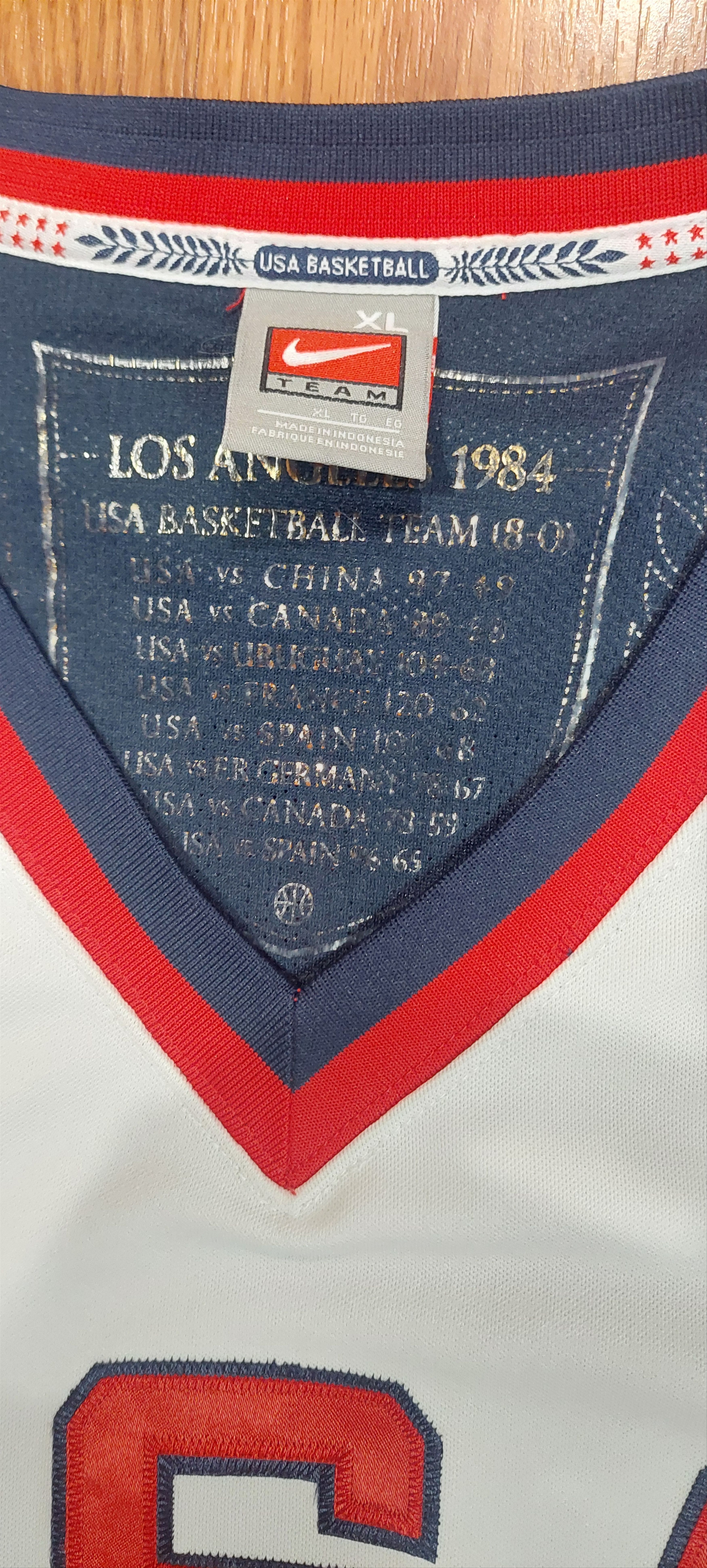 Nike Authentic 1984 Team U.S.A. Michael Jordan Nike NBA Jersey Size US XL / EU 56 / 4 - 4 Thumbnail