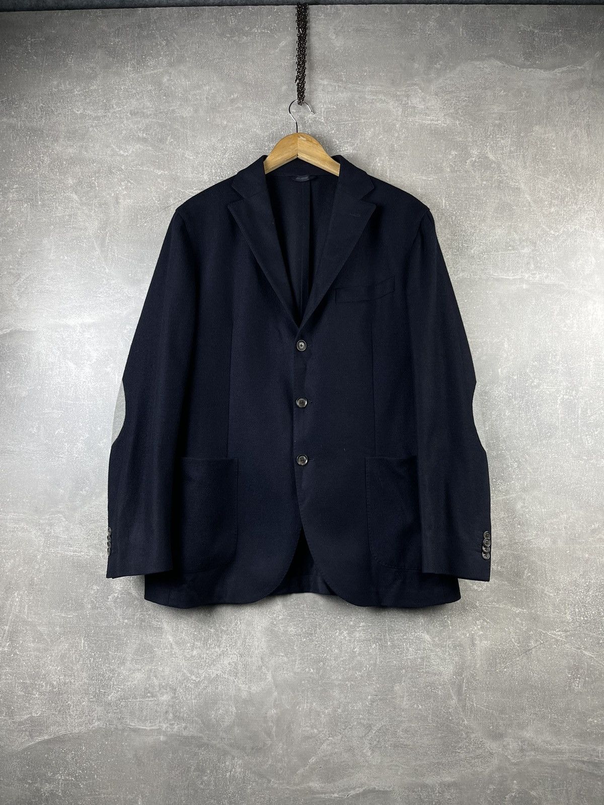 L.B.M. 1911 L.B.M. 1911 Wool Navy Blue Blazer Jacket Made In Italy Size 54R - 1 Thumbnail