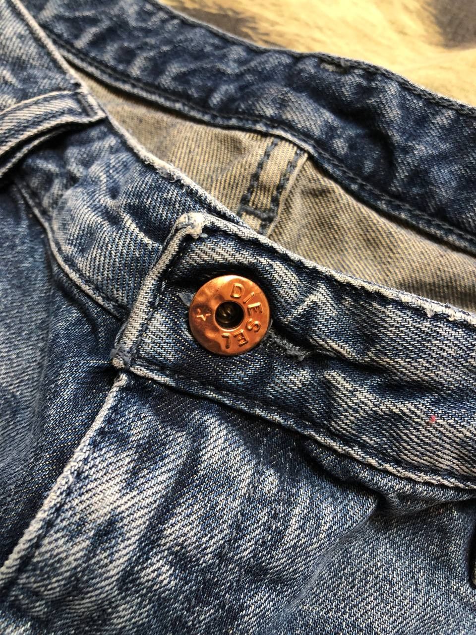 Diesel Jean Shorts Denim Distressed Hip Hop Grunge Jorts Y2K Size 29" - 5 Thumbnail