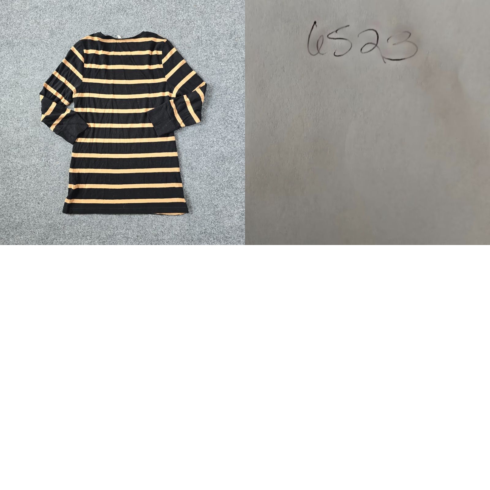 J.Crew J Crew Sweater Womens Size Large Black Tan Striped Wool Lightweight Capsule Size L / US 10 / IT 46 - 8 Thumbnail