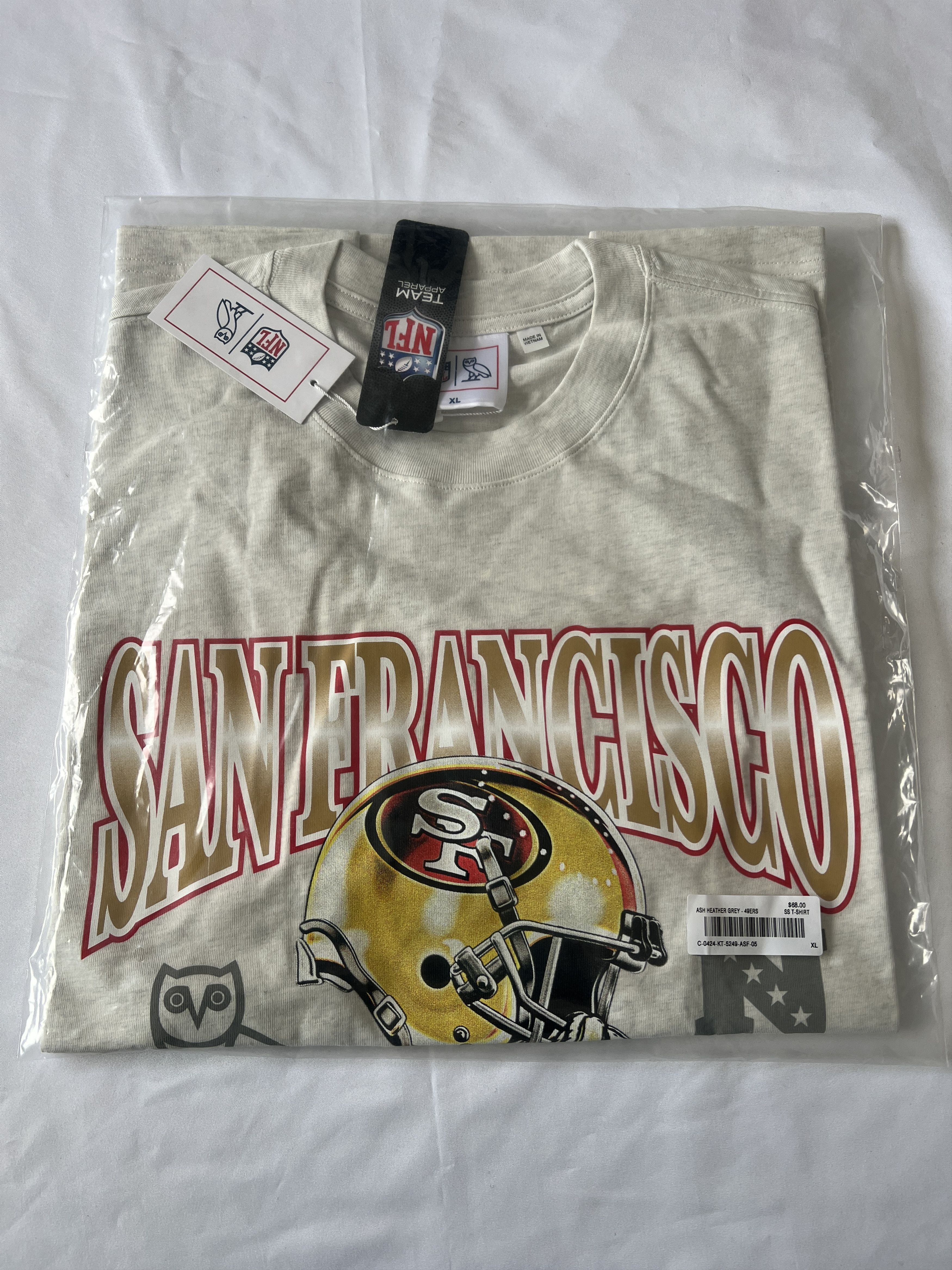 Drake OVO x NFL San Francisco 49ers Graphic Team T-Shirt Size US XL / EU 56 / 4 - 1 Thumbnail