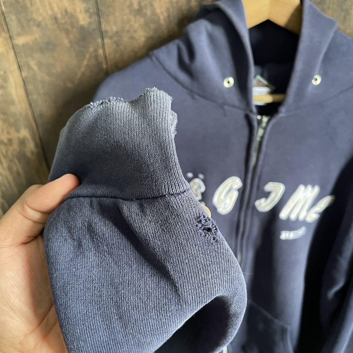 Japanese Brand × Vintage Vintage Regime Distressed Hoodie Size US XL / EU 56 / 4 - 6 Thumbnail