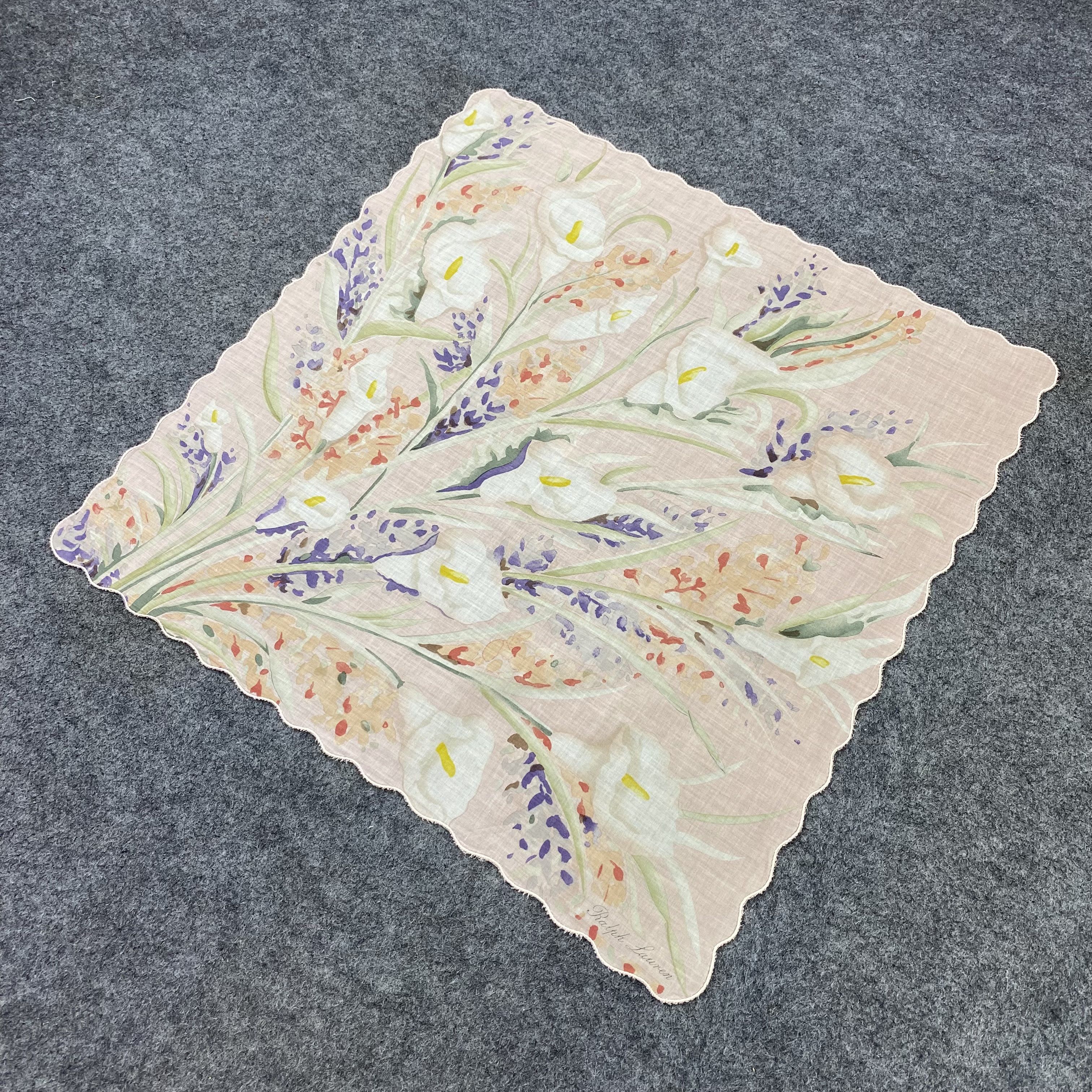 Ralph Lauren Ralph Lauren Handkerchief Neckerchief Bandana-B1913 Size ONE SIZE - 4 Thumbnail