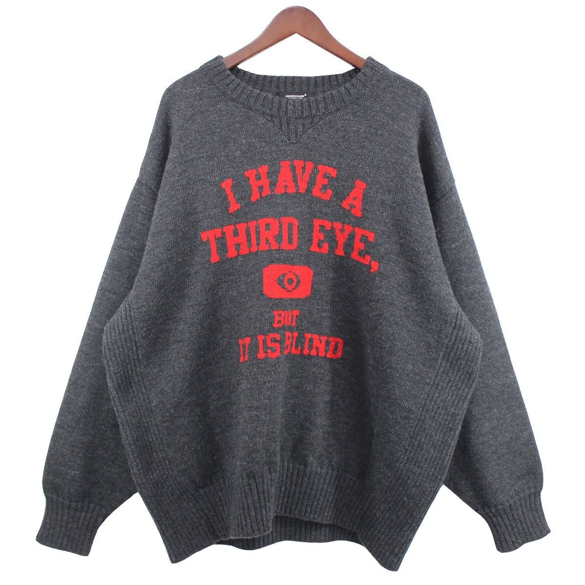 Undercover Undercover 22AW Knit Po Third Eye Third Eye Knit Sweater Size US XXL / EU 58 / 5 - 1 Thumbnail
