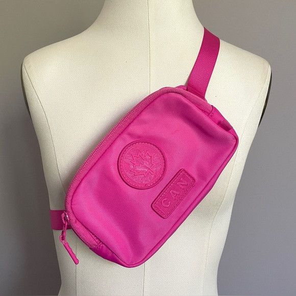 Lululemon Lululemon Sonic Pink Team Canada Future Legacy Mini Belt Bag Size ONE SIZE - 2 Thumbnail