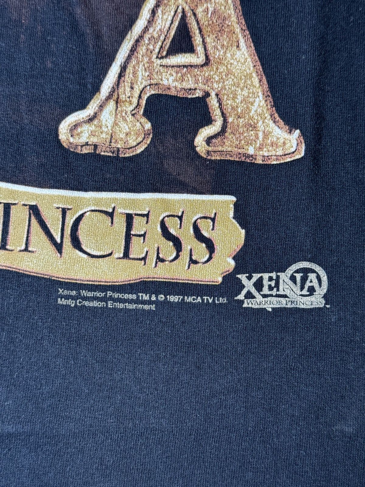All Sport × Vintage Vintage 90s Xena Princess Warrior 1997 Fantasy T Shirt Size US XXL / EU 58 / 5 - 3 Thumbnail