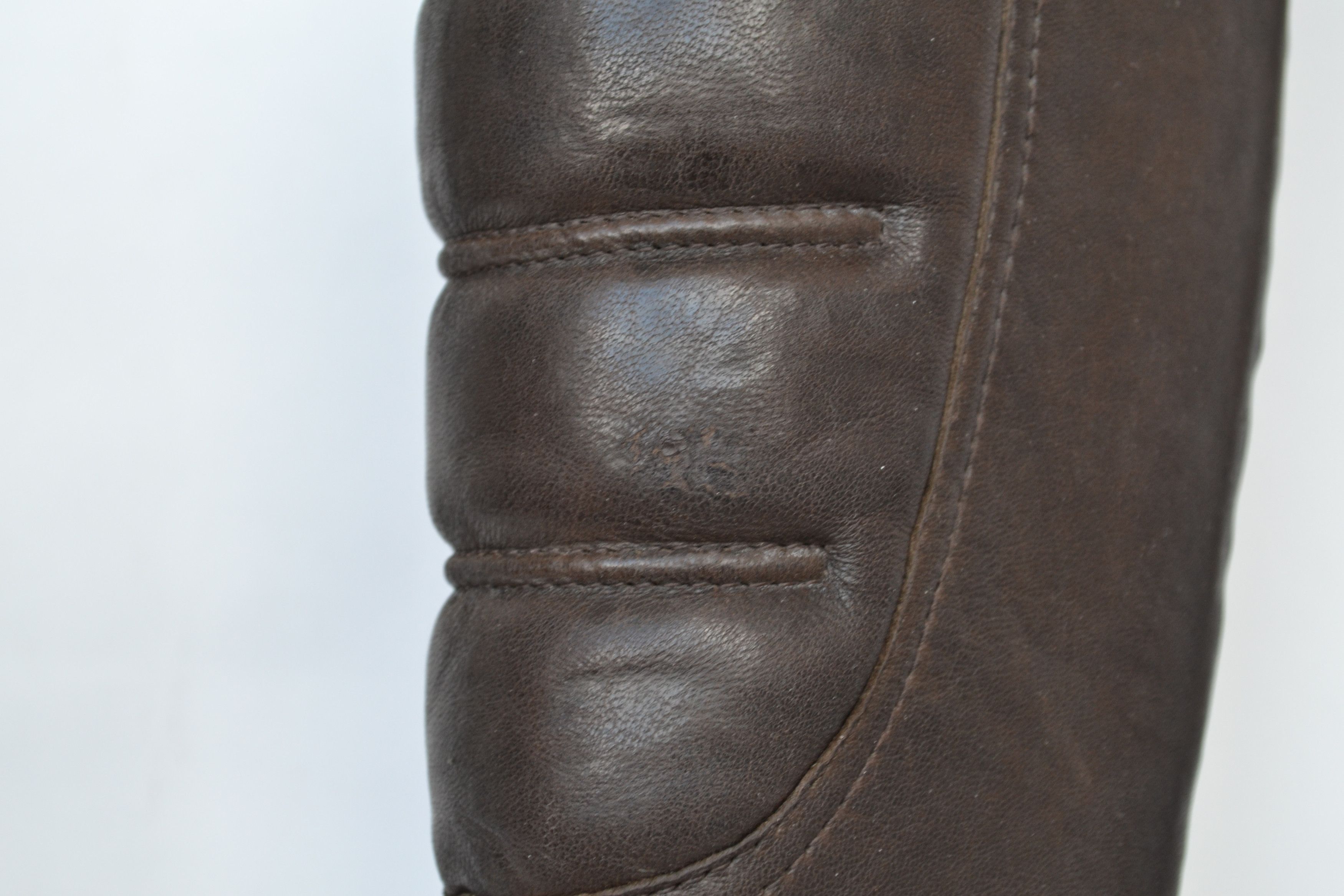 Miu Miu MIU MIU Boots Biker Brown Astro Leather 1999 PRADA Vintag Size US 8.5 / IT 38.5 - 8 Thumbnail