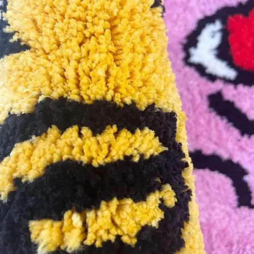 Handmade 3D Handmade Feeder Cherry Bomb Soft Rug Size ONE SIZE - 4 Thumbnail