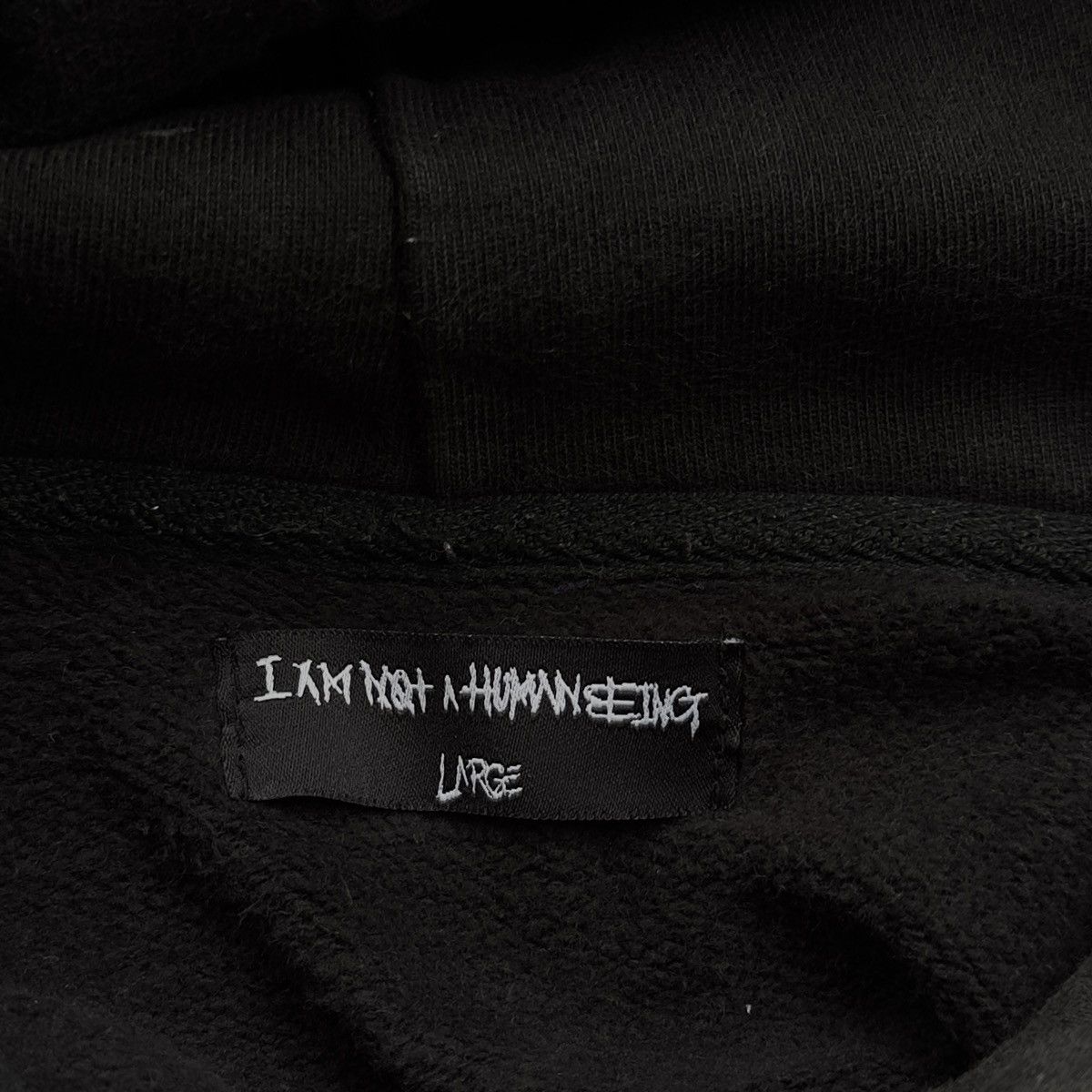 I Am Not A Human Being I AM NOT A HUMAN BEING SPELL OUT BIG LOGO BACKHIT HOODIE Size US L / EU 52-54 / 3 - 9 Thumbnail
