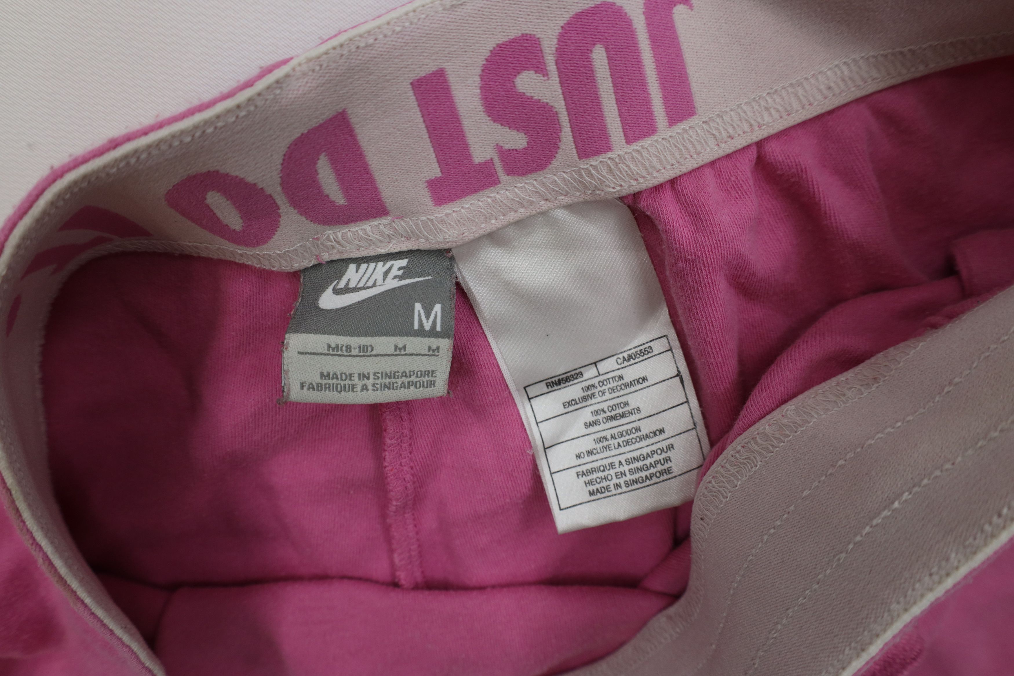 Nike Vintage Y2K Nike Scott Mini Swoosh Babydoll Shorts Pink Size 28" / US 6 / IT 42 - 7 Thumbnail