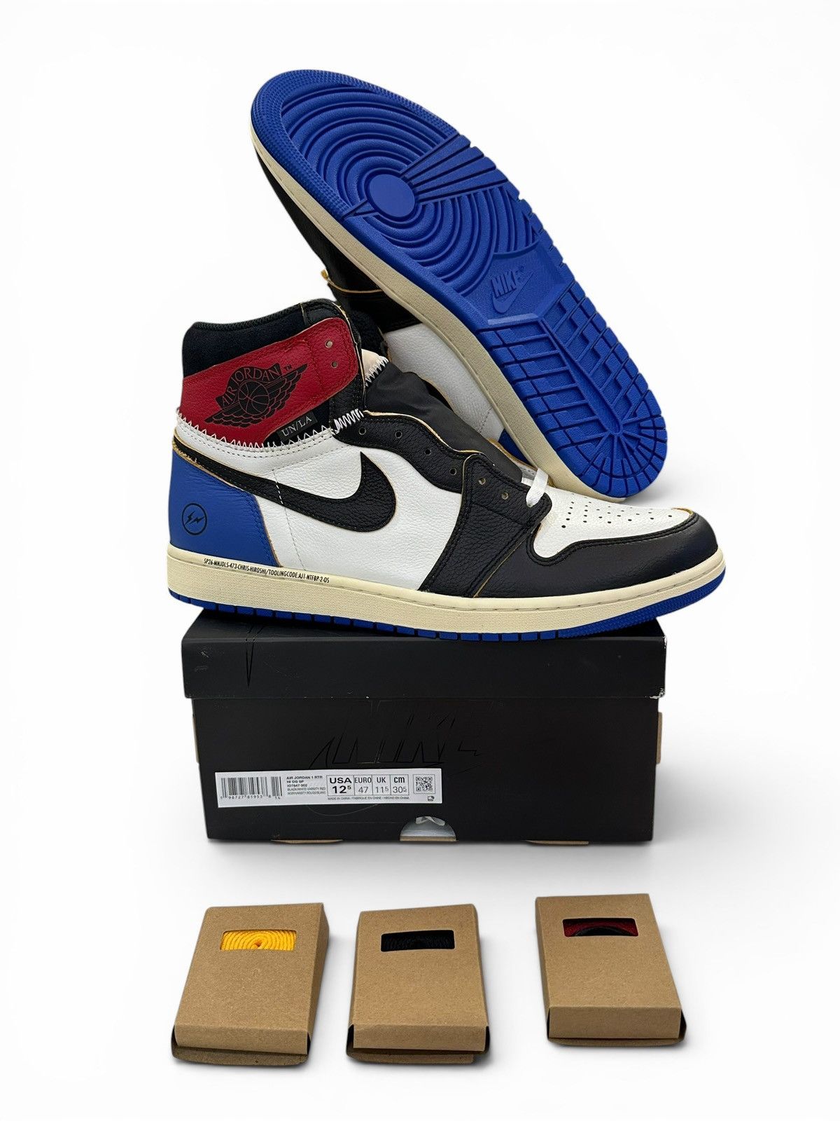 Jordan Brand × Union LA Fragment x Union LA Varsity Red Sport Royal Size 12.5M Size US 10.5 / EU 43-44 - 1 Thumbnail
