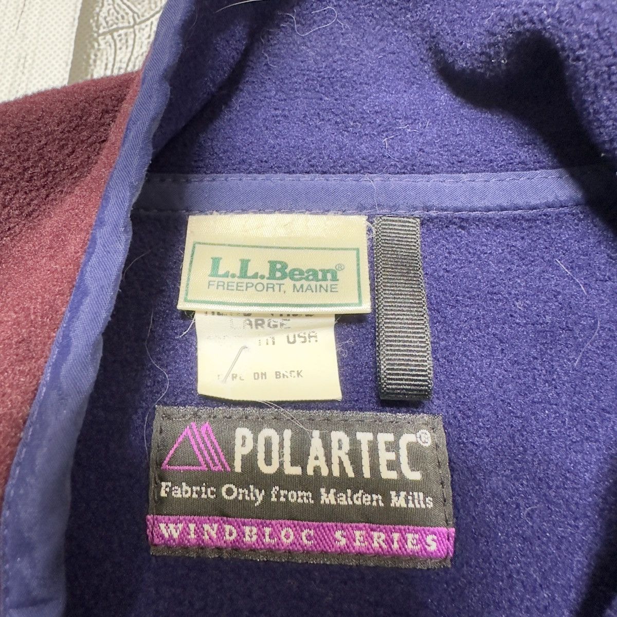 L.L. Bean × Polartec × Vintage Vintage LL Bean Polartec fleece sweatshirt Size US L / EU 52-54 / 3 - 4 Thumbnail