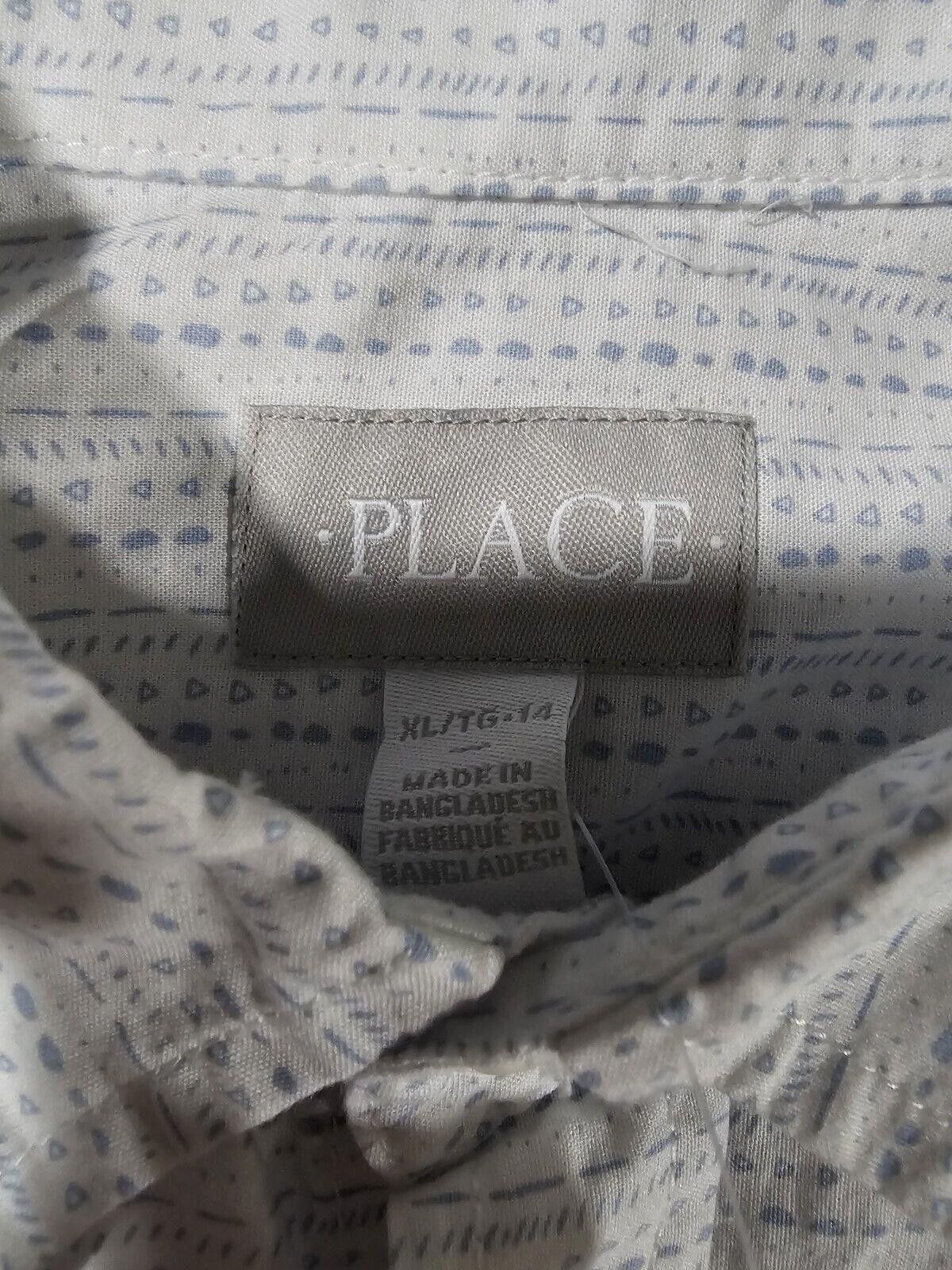 Designer Children's Place Shirt Boys Size XL 14 White Button Up NWT Size US XXS / EU 40 - 5 Thumbnail