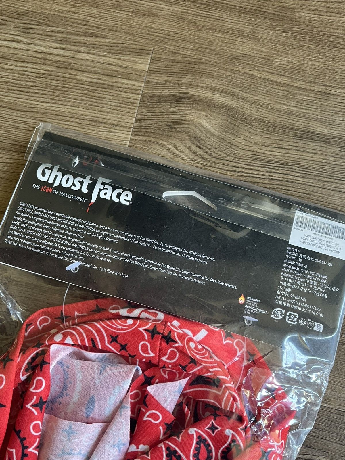 Supreme Supreme Ghost Face Mask Red (SS26) Size ONE SIZE - 3 Thumbnail